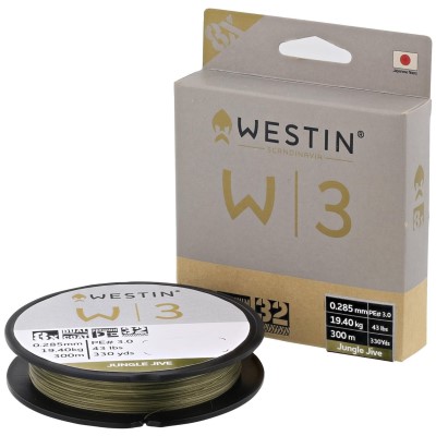 Westin W3 Deadbait 8-Braid Deadbait - Geflochtene Schnur Jungle Jive - 300m - 0,285mm - 19,4kg