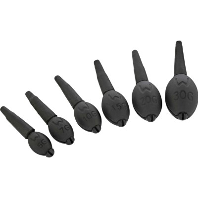 Westin Adjustable Float Weights - Posenblei Matte Black - 30g - 2 Stück