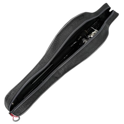 Westin W4 Rod Case Travel - Futteral für Reiseruten mit einer Transportlänge von bis zu 66cm Titanium Black - 67x 8x17cm - 1 Stück