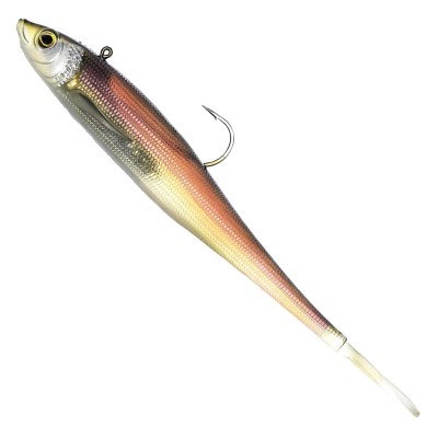 Westin TwitchTeez R2F - vormontierter Gummifisch Wakasagi Violet - 13,5cm - 18g - 1 Stück