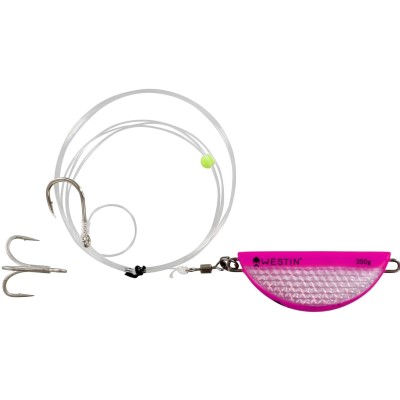 Westin Halibut Anti Twist Rig - Naturködervorfach Pink Flash - 450g