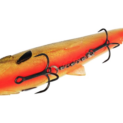 Westin Add-On-Treble - Drilling Black Nickel - #1/0 - 3 Stück