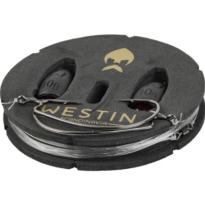 Westin Carolina Rig Kit - Finesse Rig 10g - 70cm - 0,34mm - 0,26mm - #2 - 2 Stück