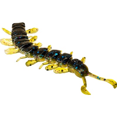 Westin Centipede - Creaturebait Midnight Pumpkin - 9,5cm - 4g - 4 Stück