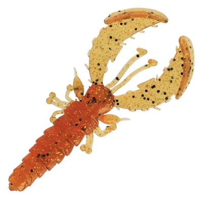 Westin CreCraw Slim Creaturebait - Krebs Motoroil Pepper - 7,5cm - 3g - 4 Stück