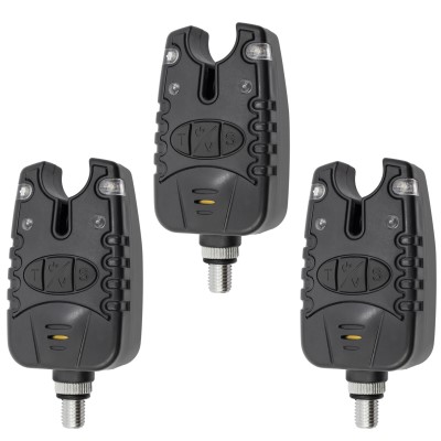 3 x Helius Runner III + 3 x Karpfenrute Black Phantow II + 3 x Bissanzeiger und Zubehör,