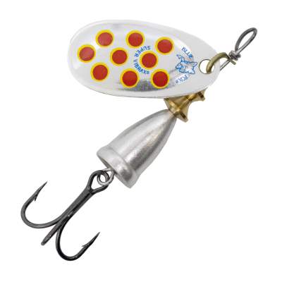 Blue Fox Vibrax Hot Pepper Silver / Yellow / Red G...