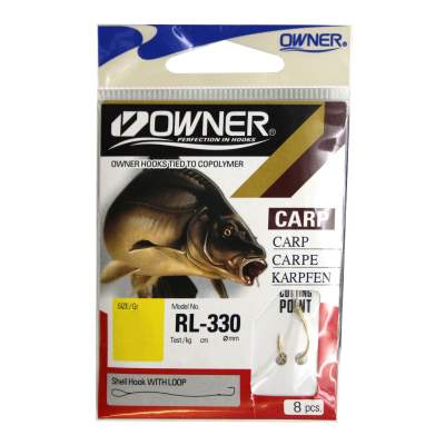 Owner RL-330 Carp Karpfenvorfächer Gold - Gr. 4 - 0,30mm - 70cm