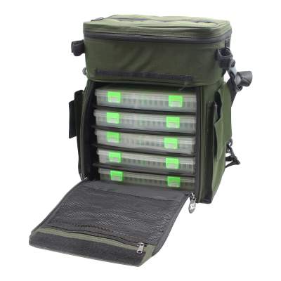 Iron Claw Total Gear Organizer I Kunstködertasche mit 5 Boxen 38x25x41cm