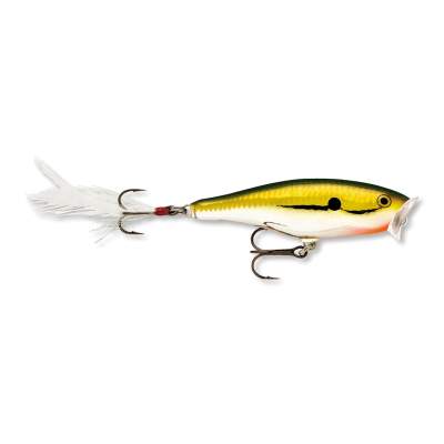 Rapala Skitter Pop 9,0cm Gold Chrome (GCH) Popper, 14g, Top Water, 1 Stück