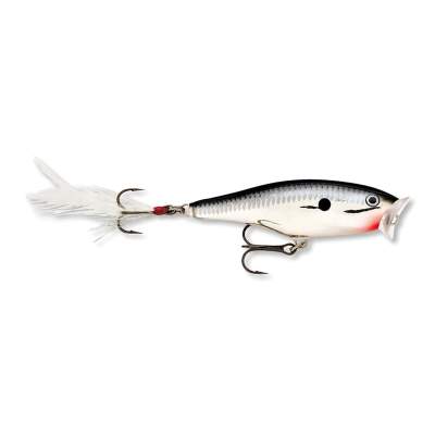 Rapala Skitter Pop 7,0cm Chrome (CH) Popper 7g, Top Water, 1 Stück