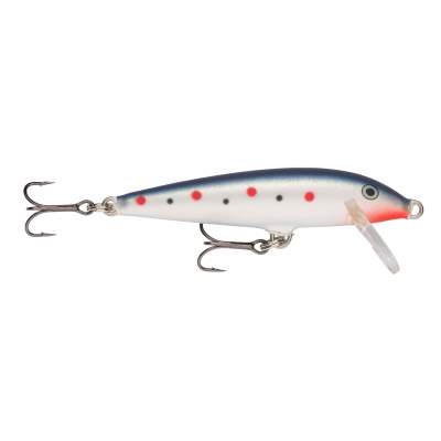 Rapala Original Floater Wobbler 9,0cm Spotted Silver Blue (SPSB), 5g, floating, 1 Stück