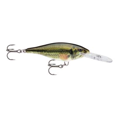 Rapala Shad Rap 5,0cm Live Largemouth Bass (LBL) Wobbler 6g, Deep Runner, floating, 1 Stück