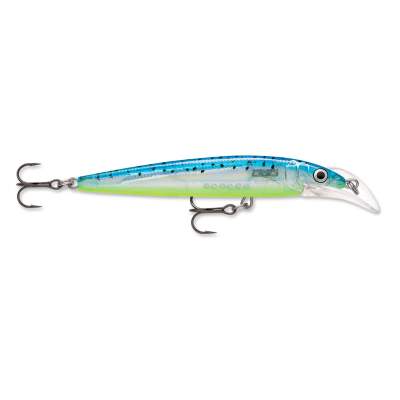 Rapala Scatter Rap Deep Husky Jerk Wobbler 10cm, 10g, Glass Blue Minnow (GBM)