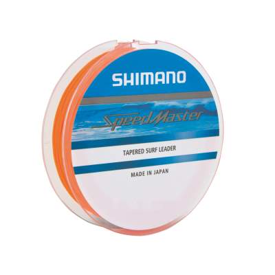 Shimano Speedmaster Tapered Surf Leader 0,20-0,57mm, 10x15m - 2,7-17,0kg - orange