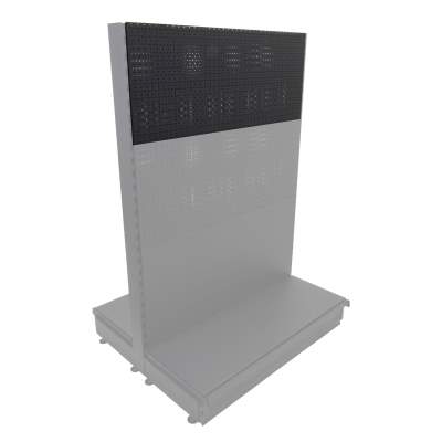 Fatbox Rückwandelement mit Rundlochung 1000*400