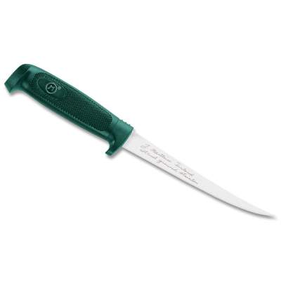 Marttiini Filleting Knife Basic, 27 cm / 15,5 cm mit Kautschuk Griff und Kunststoffscheide