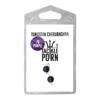 Tackle Porn Tungsten Cheburashka Purple Jigkopf 7g - purple - 2Stück