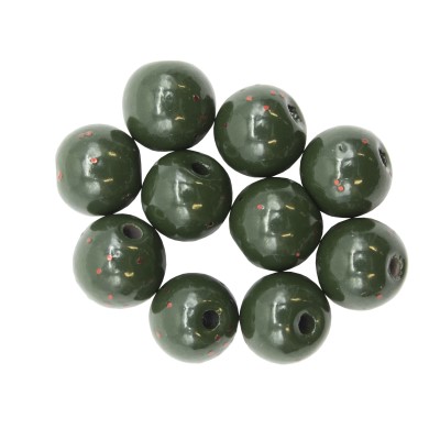 Tackle Porn Force Beads, green pumpkin - 10Stück