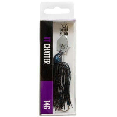 Tackle P*rn XT Chatter - Skirted Jig Black Bomb - 14g - 94mm - 1 Stück