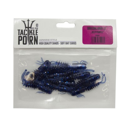 Tackle Porn Dragon Larva, 4,0 cm - 0,5g - 10 Stück - Deep Purple