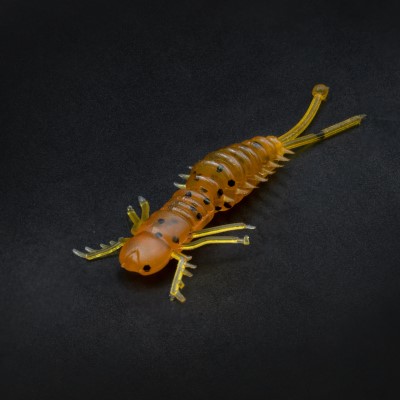 Tackle Porn Dragon Larva Creature Bait 4,0 cm - 0,5g - 10 Stück - Rusty Orange
