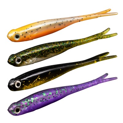 Tackle P*rn Vertical Stripper No Action Shad 12,5 cm - 8,3g - 8 Stück - Mixed Pack