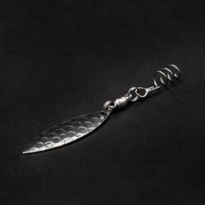 Tackle P*rn Screw Wing Attractor - Zusatz-Spinnerblatt silver - 3Stück