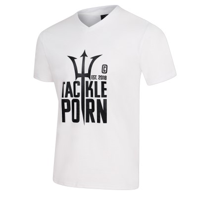 Tackle Porn T-Shirt Big Logo Gr. L - weiß