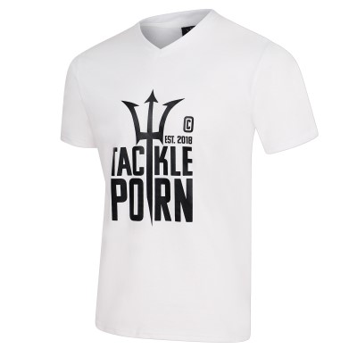 Tackle Porn T-Shirt Big Logo Gr. M - weiß