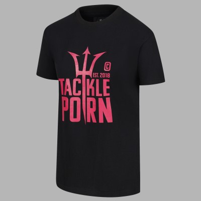 Tackle Porn T-Shirt Ladies Big Logo, Gr. L - schwarz