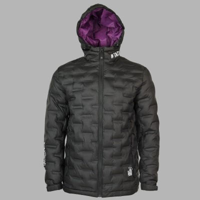 Tackle Porn Down Jacket Drunken Duck Übergangsjacke Gr. S - schwarz