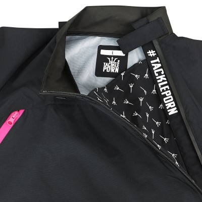 Tackle Porn Pink Popper Jacket Regenjacke Gr. XL - schwarz