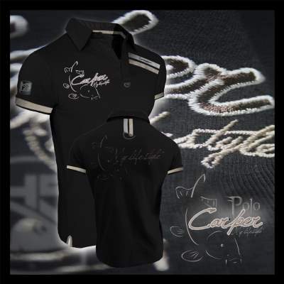 Hotspot Design Polo Shirt Carper Gr. L black - Gr.L - 1Stück