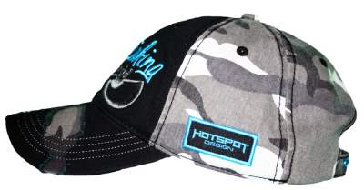 Hotspot Design Cap Go Fishing, black/grey camo - Gr.uni - 1Stück