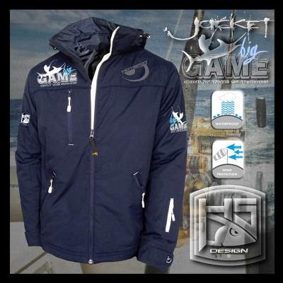 Hotspot Design Jacke Big Game Gr. XXL blue navy - Gr.XXL - 1Stück