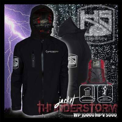 Hotspot Design Jacke Thunderstorm Gr. XL, black - Gr.XL - 1Stück