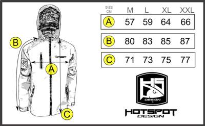 Hotspot Design Jacke Thunderstorm Gr. XL, black - Gr.XL - 1Stück