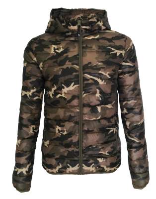 Hotspot Design Daunen Jacke Sequoia Gr. XL camouflage - Gr.XL - 1Stück