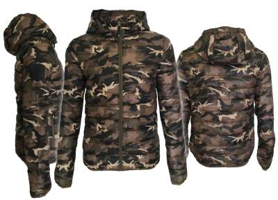 Hotspot Design Daunen Jacke Sequoia Gr. XXL camouflage - Gr.XXL - 1Stück
