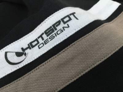 Hotspot Design Jogginghose HSD Brown Stripes Gr. M, black - Gr.M - 1Stück