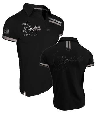 Hotspot Design Polo Shirt Carper Gr. XL, black - Gr.XL - 1Stück