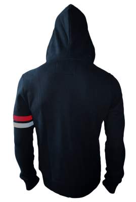 Hotspot Design Zipper Hoodie Sweatshirt Gr. M, black - Gr.M - 1Stück