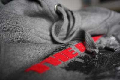 Hotspot Design Hoodie Sweatshirt Pike The Baddest Gr. M grey - Gr.M - 1Stück