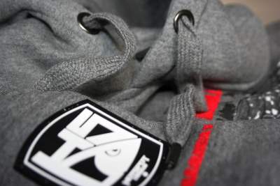 Hotspot Design Hoodie Sweatshirt Pike The Baddest Gr. XL, grey - Gr.XL - 1Stück