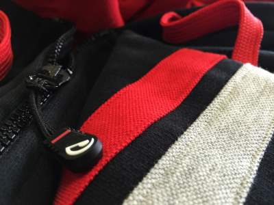 Hotspot Design Zipper Hoodie Sweatshirt Adrenaline Gr. XL black - Gr.XL - 1Stück