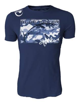 Hotspot Design T-Shirt Tuna Fever Gr. XXL blue navy - Gr.XXL - 1Stück