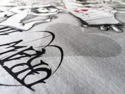 Hotspot Design T-Shirt Big Game Draw in the Deck Gr. L grey - Gr.L - 1Stück