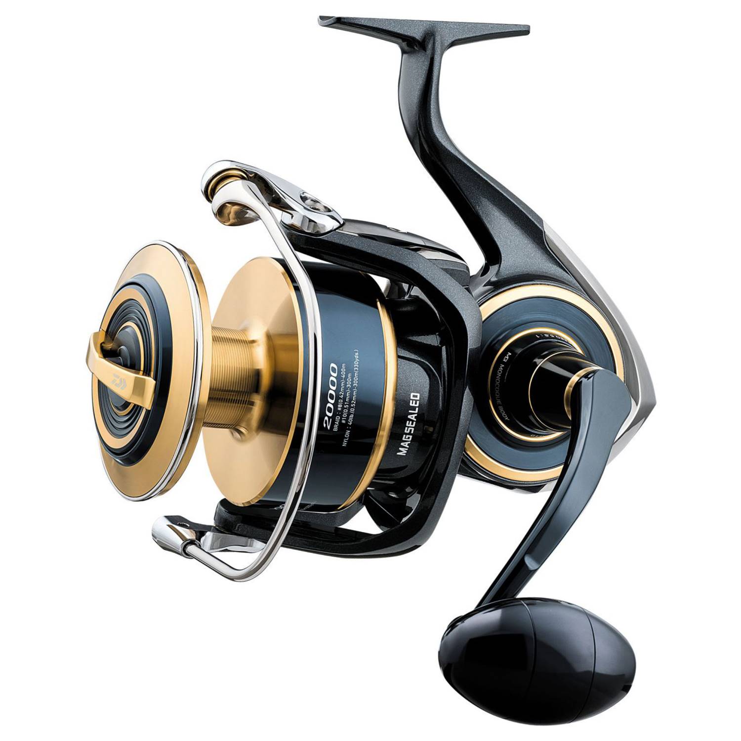 Daiwa Saltiga 10000-P 300m/ 0,37mm - 4.8:1 - 645g