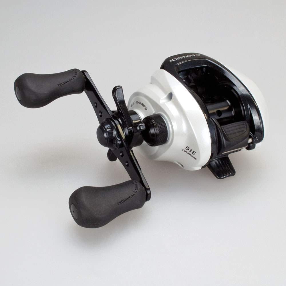 reel shimano chronarch 51e Shimano Chronarch 51 E LH Low Profile Baitcast Multirolle Linkshand 150m/  0,25mm - 6,4:1